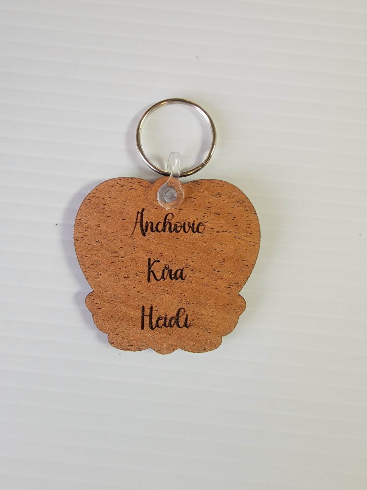 💐Personalized Floral Heart Wood Keychains – Perfect Gift for Mom💖 | Express Your Love with Unique, Handcrafted Wooden Keychains