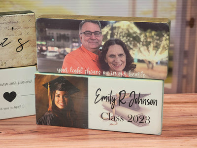 Personalized Photo on Wood Block