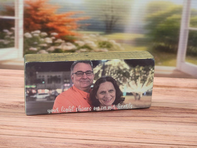 Personalized Photo on Wood Block