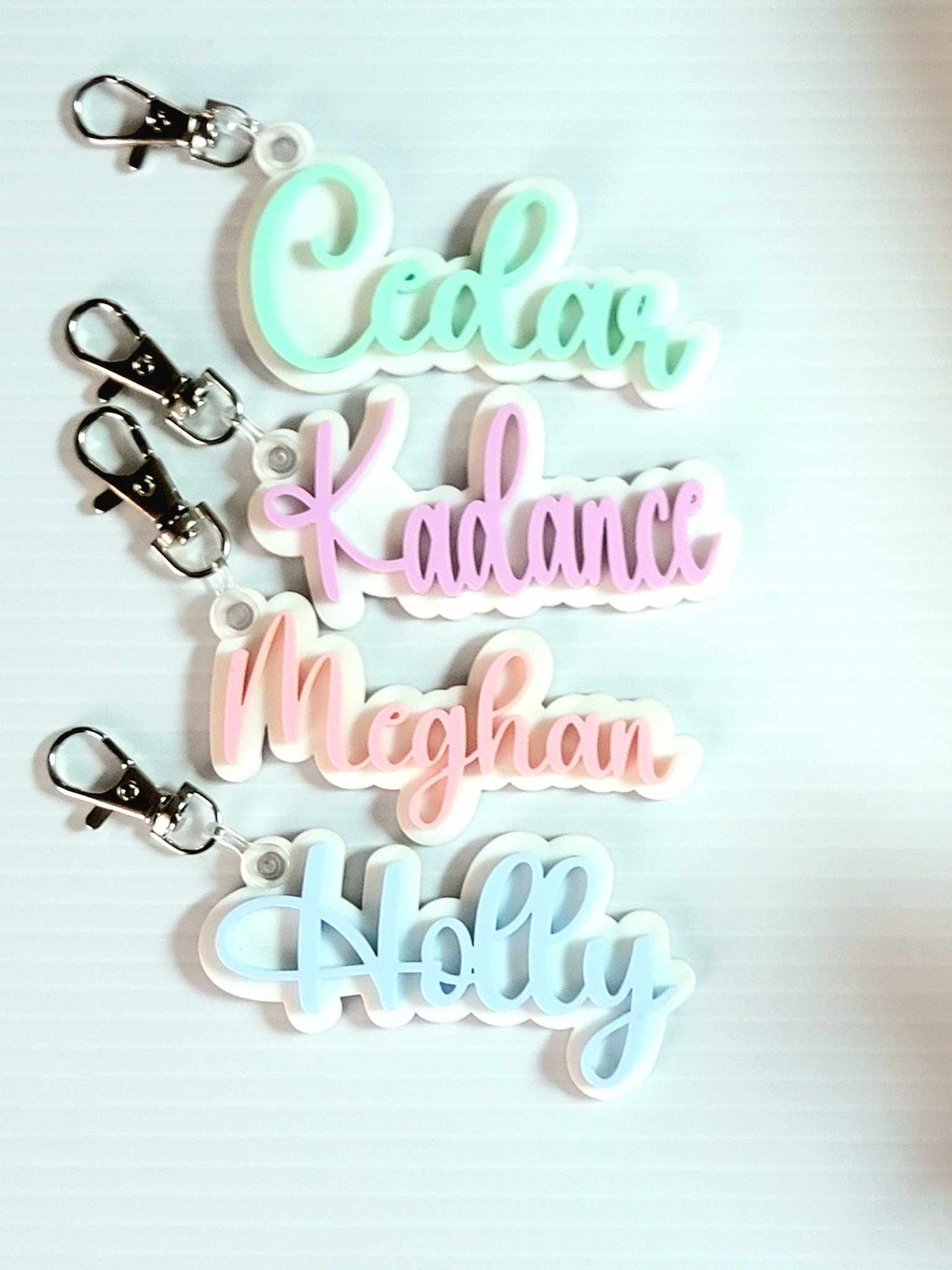 Personalized Acrylic Name Charm