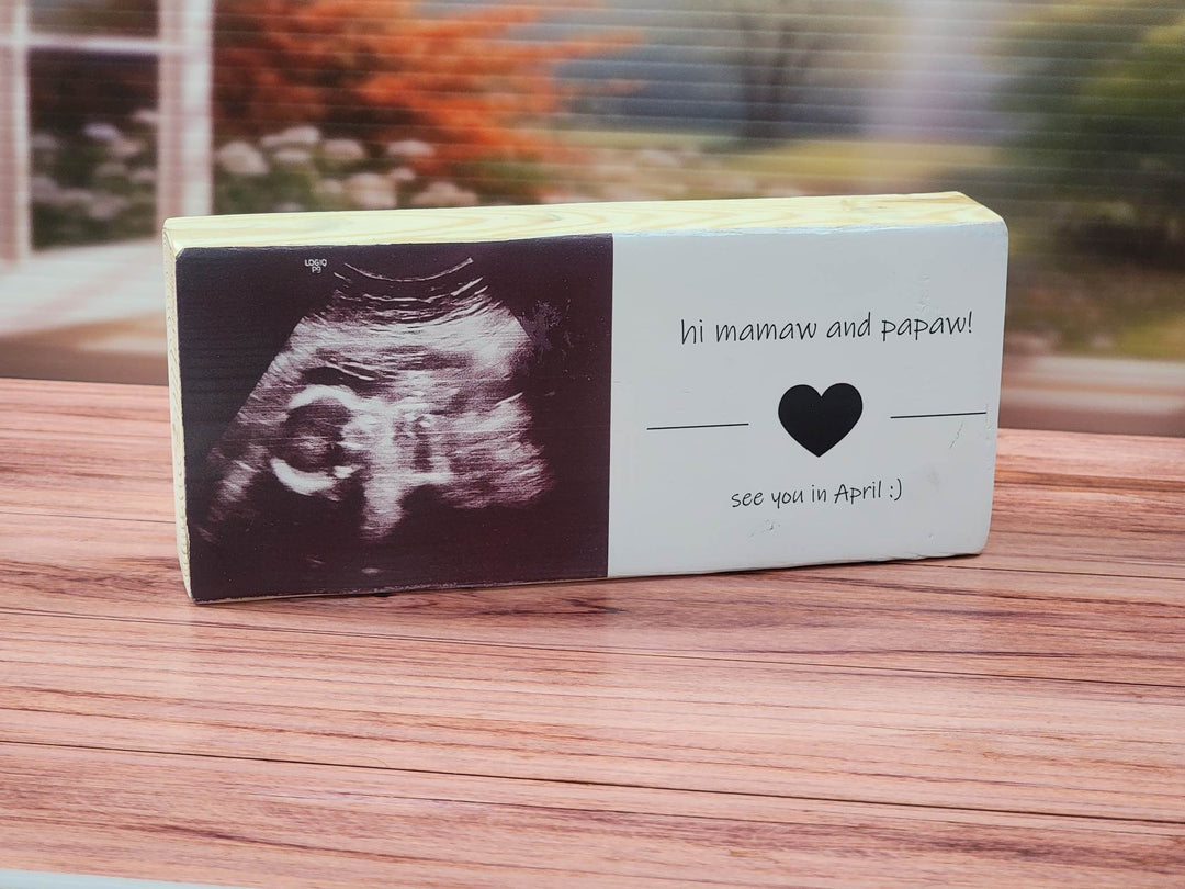 Personalized Photo on Wood Block