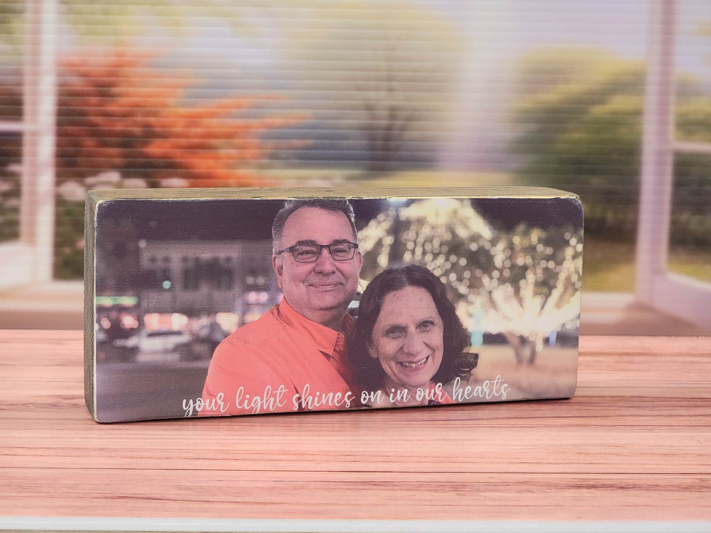 Personalized Photo on Wood Block