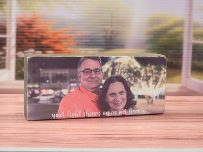 Personalized Photo on Wood Block