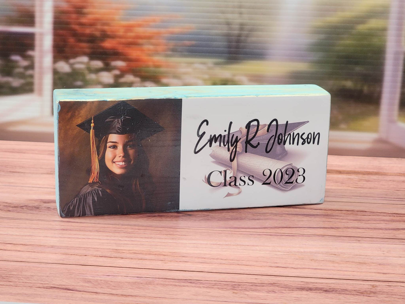 Personalized Photo on Wood Block