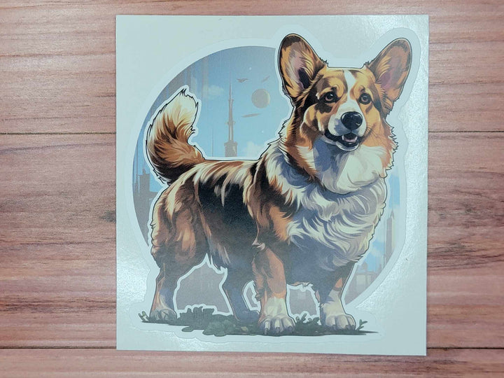 Corgi Vinyl Decal Sticker