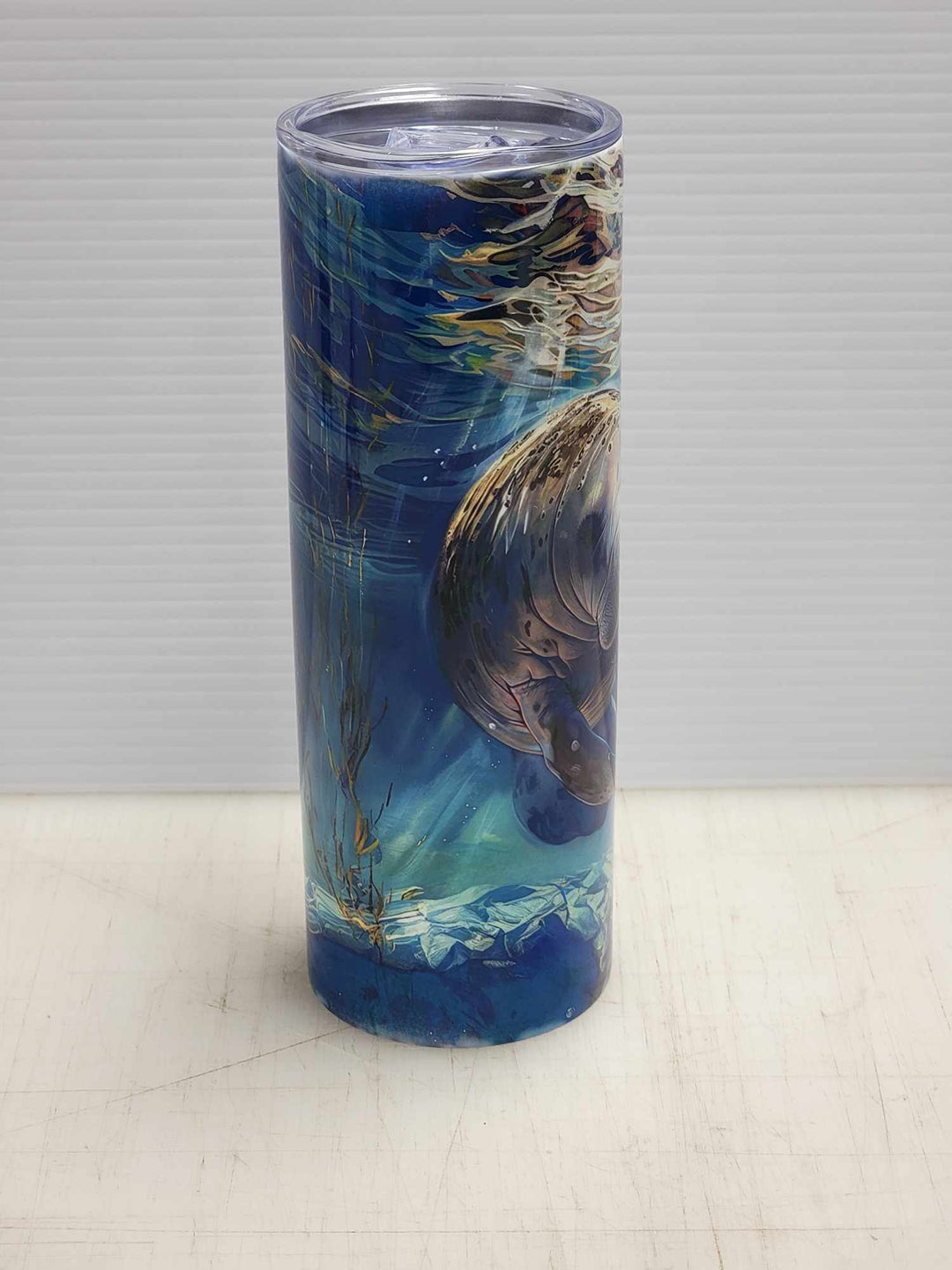 Serenity In The Shallows Manatee Tumbler - 20oz