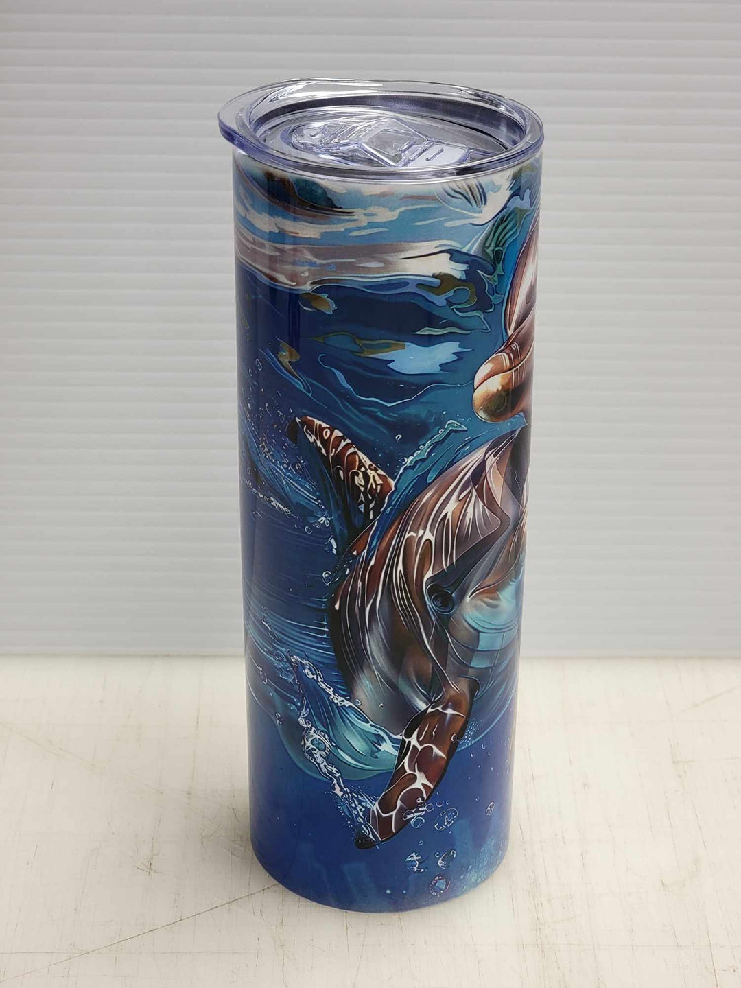 Bubbles and Bliss Dolphin Tumbler - 20oz
