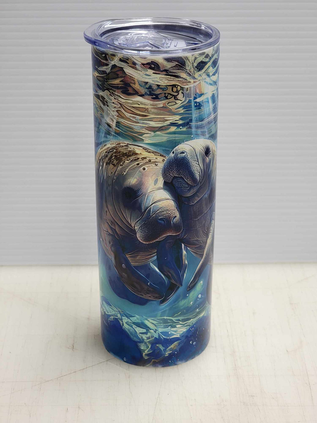 Serenity In The Shallows Manatee Tumbler - 20oz