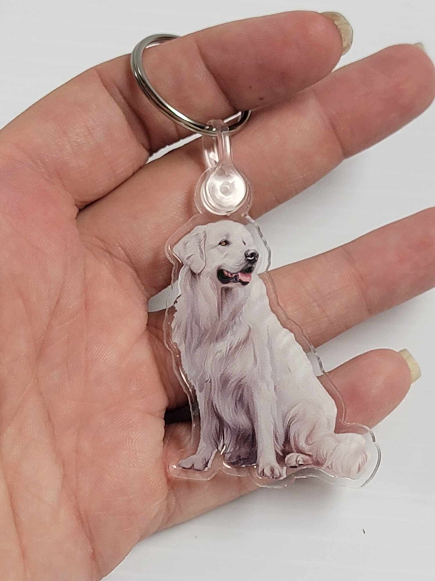 Great Pyrenees Acrylic Keychain