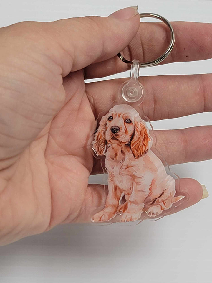 Cocker Spaniel Acrylic Keychain