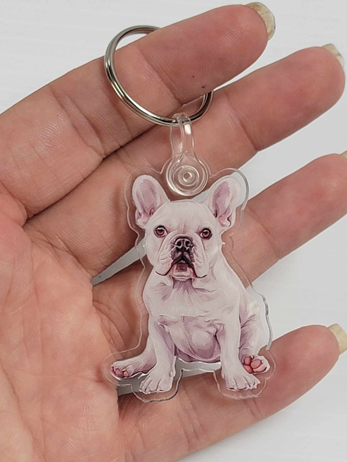 French Bulldog Acrylic Keychain