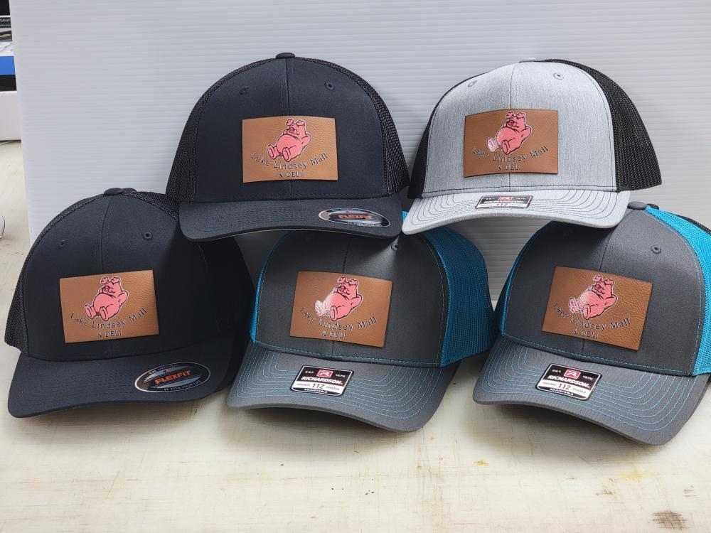 Custom Leatherette Patch Hats – Bulk (Your Logo)