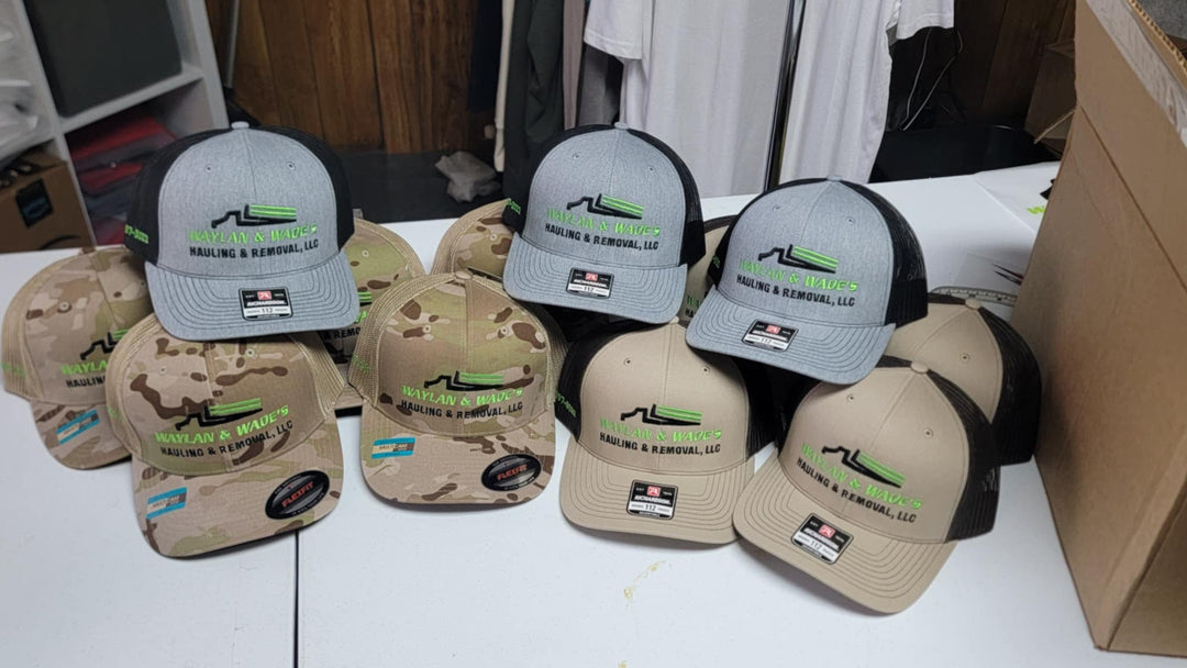 Custom Embroidered Hats – Bulk (Your Logo)