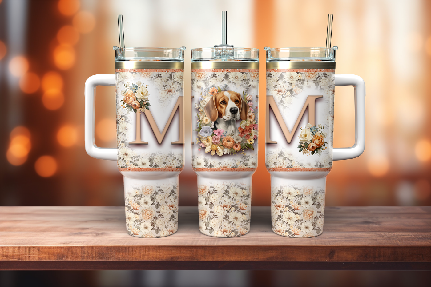 Dog Breed Mom 40oz Drink Tumbler