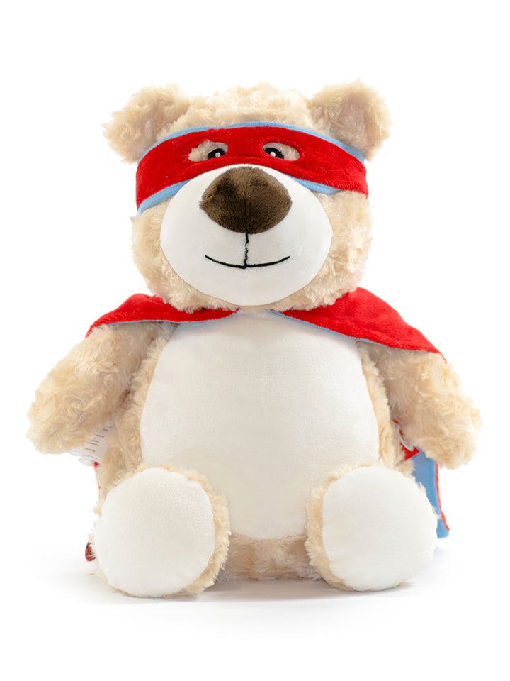 Superhero Bear Personalized Cubbie Plush