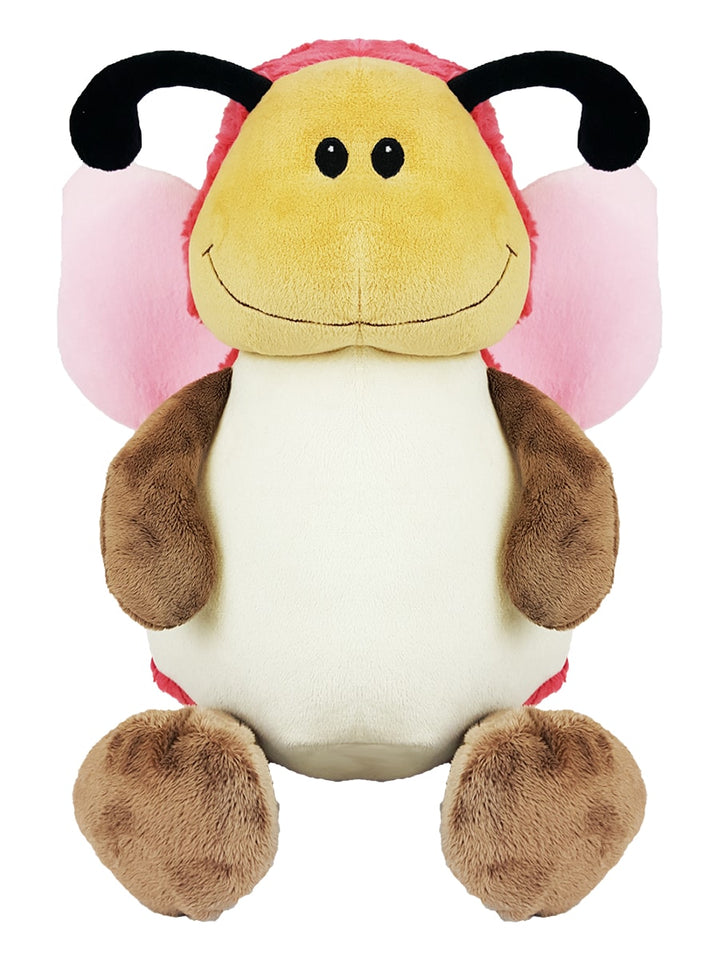 Pink Butterfly Personalized Cubbie Plush