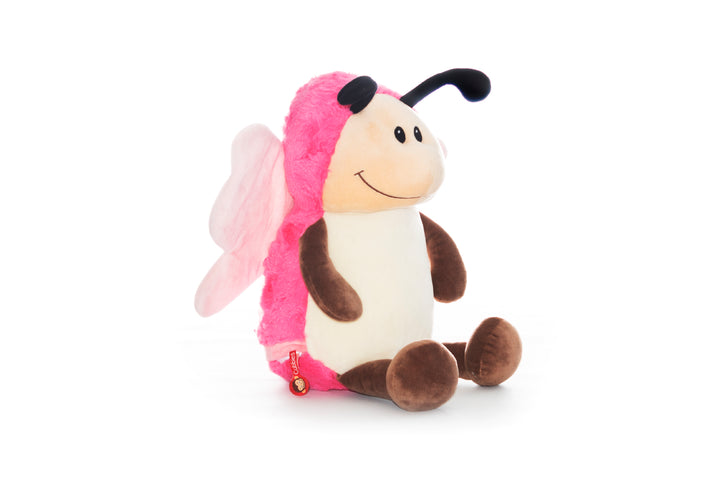 Pink Butterfly Personalized Cubbie Plush