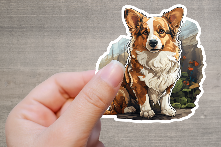 Corgi Vinyl Decal Sticker