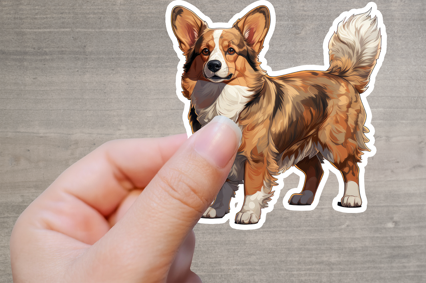 Corgi Vinyl Decal Sticker