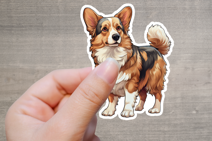 Corgi Vinyl Decal Sticker