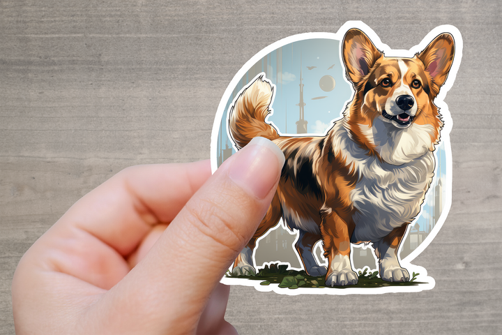 Corgi Vinyl Decal Sticker