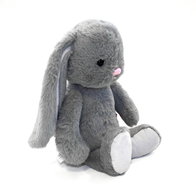 Gracie the Grey Bunny Personalized Cubbie Plush