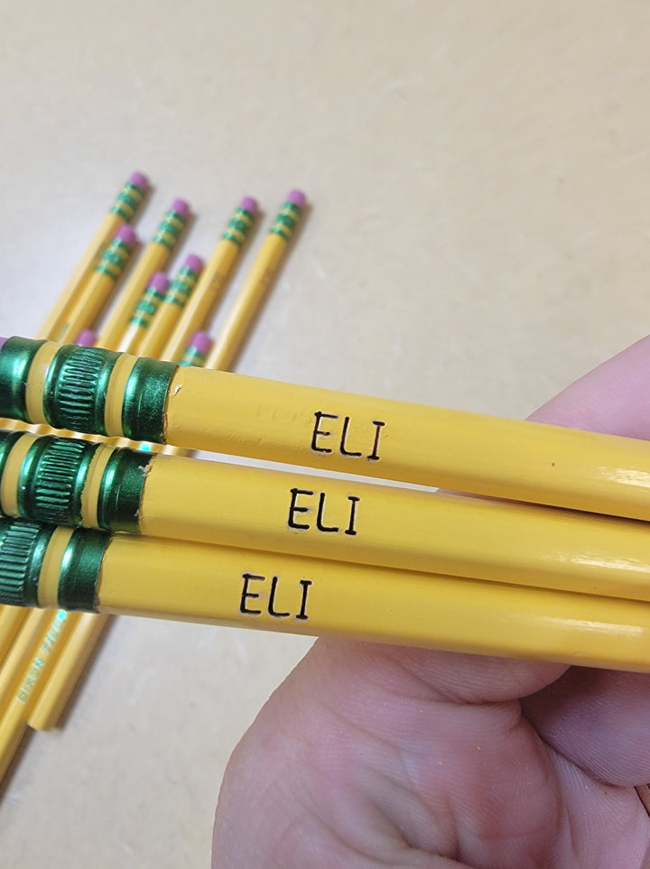 Personalized Engraved Pencils