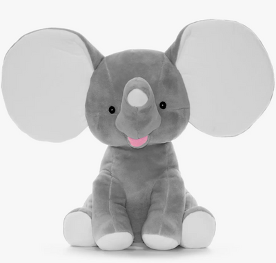 Personalized Birth Announcement Plush Elephant