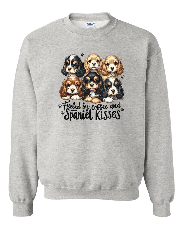 Fueled By Coffee And Spaniel Kisses Sweatshirt or T-Shirt V2