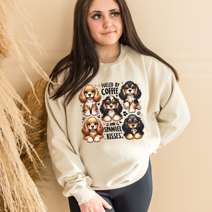 Fueled By Coffee And Spaniel Kisses Sweatshirt or T-Shirt