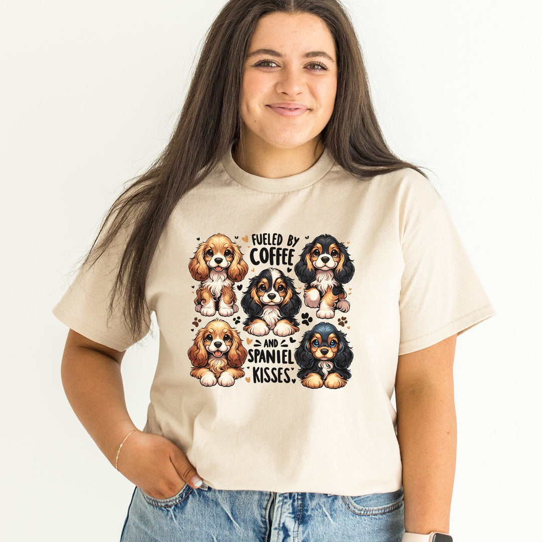 Fueled By Coffee And Spaniel Kisses Sweatshirt or T-Shirt