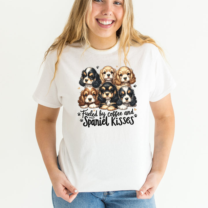 Fueled By Coffee And Spaniel Kisses Sweatshirt or T-Shirt V2