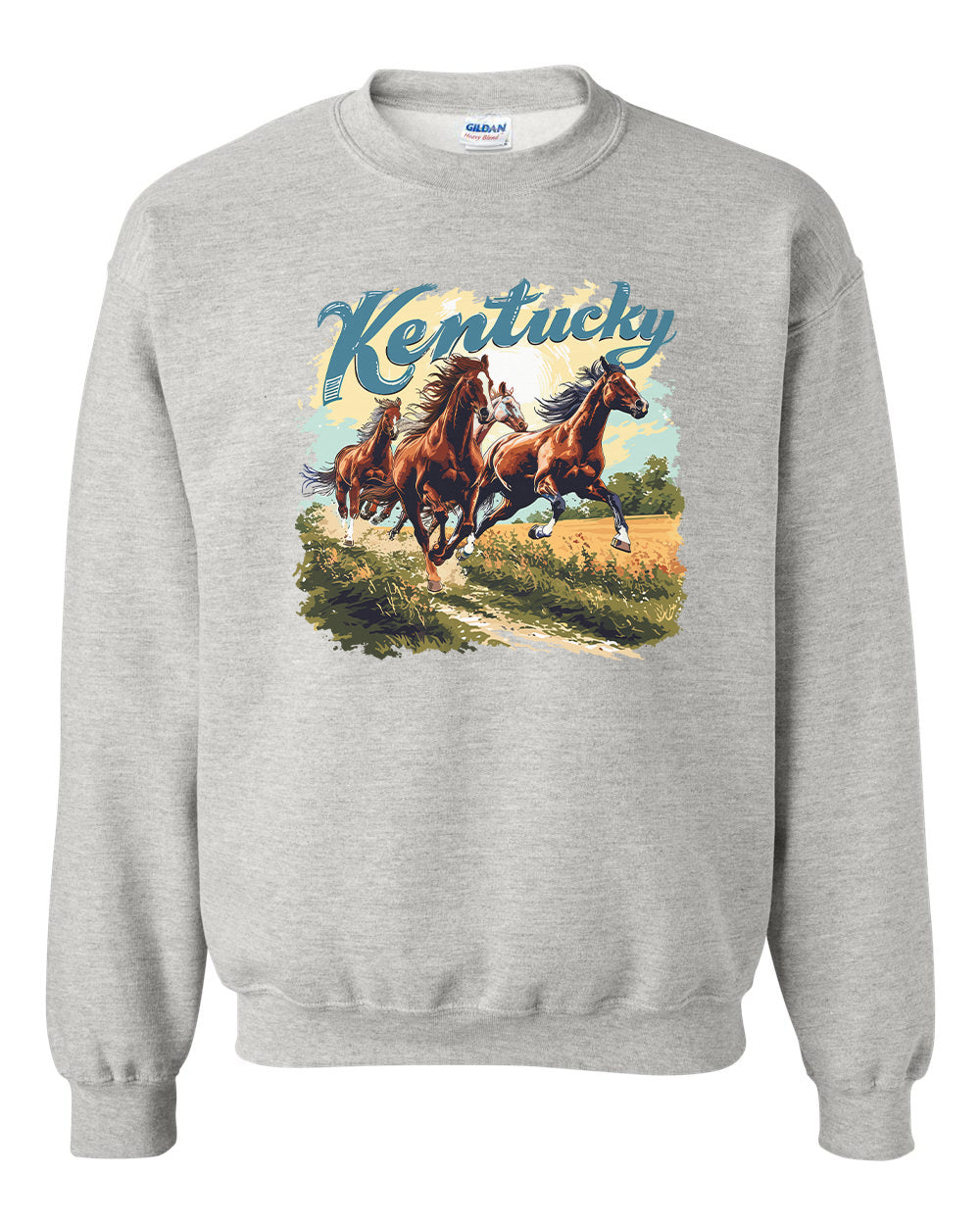 Kentucky Running Horses Sweatshirt or T-Shirt