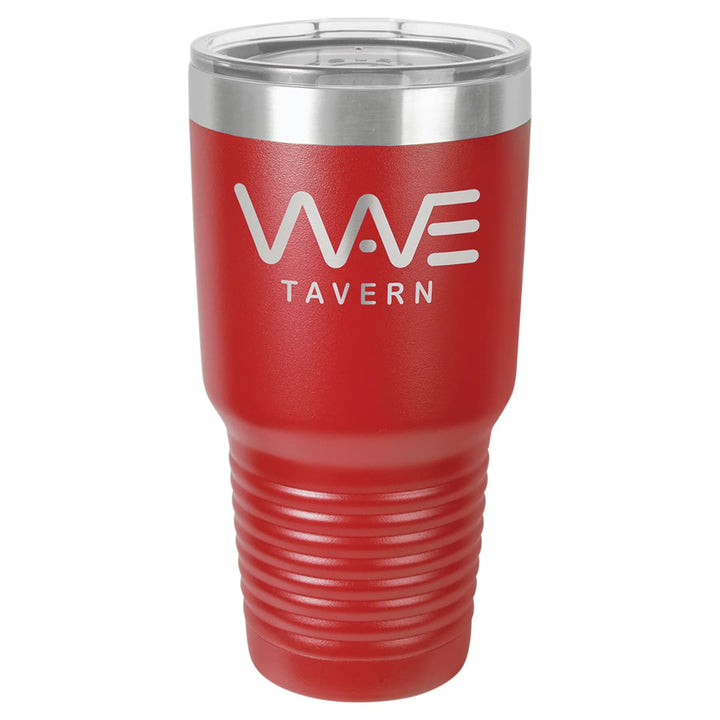 Custom laser engraved 30 oz Red tumbler - bulk