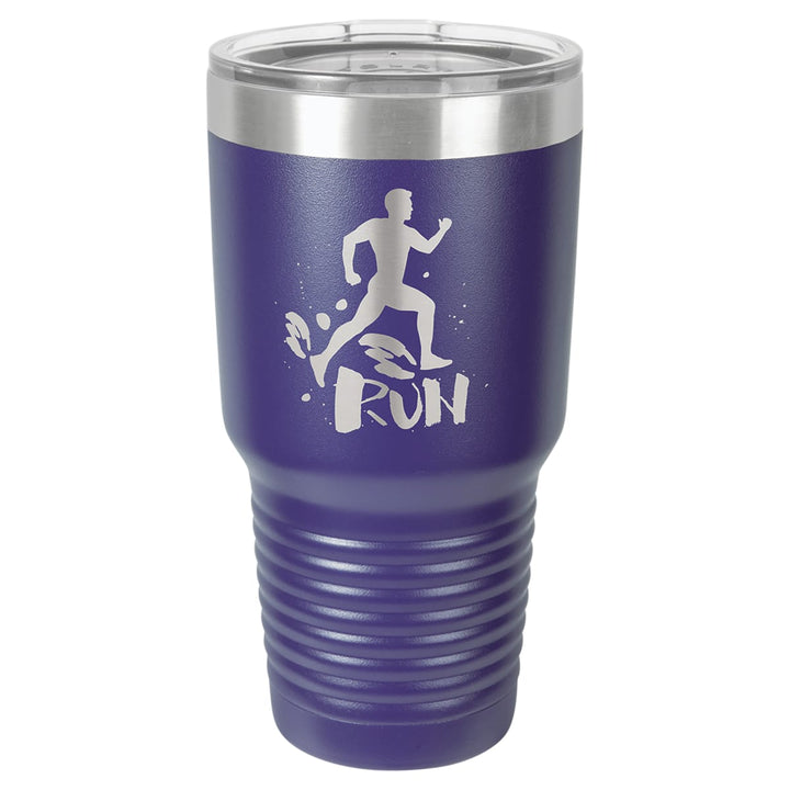 Custom laser engraved 30 oz Purple tumbler - bulk