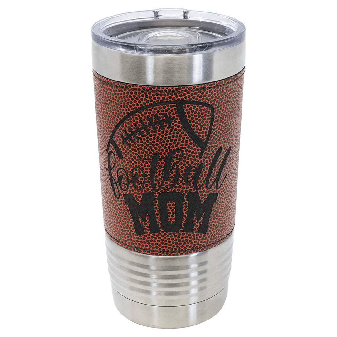 Custom engraved 20 oz Football sports tumbler - bulk