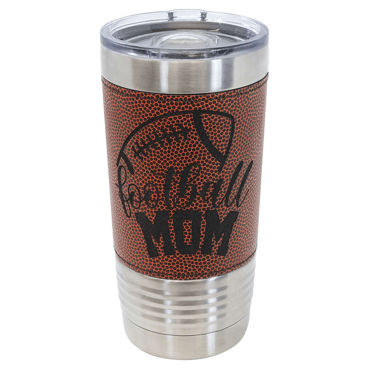 Custom engraved 20 oz Football sports tumbler - bulk