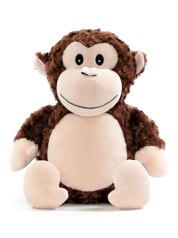 Monkey Personalized Cubbie Plush
