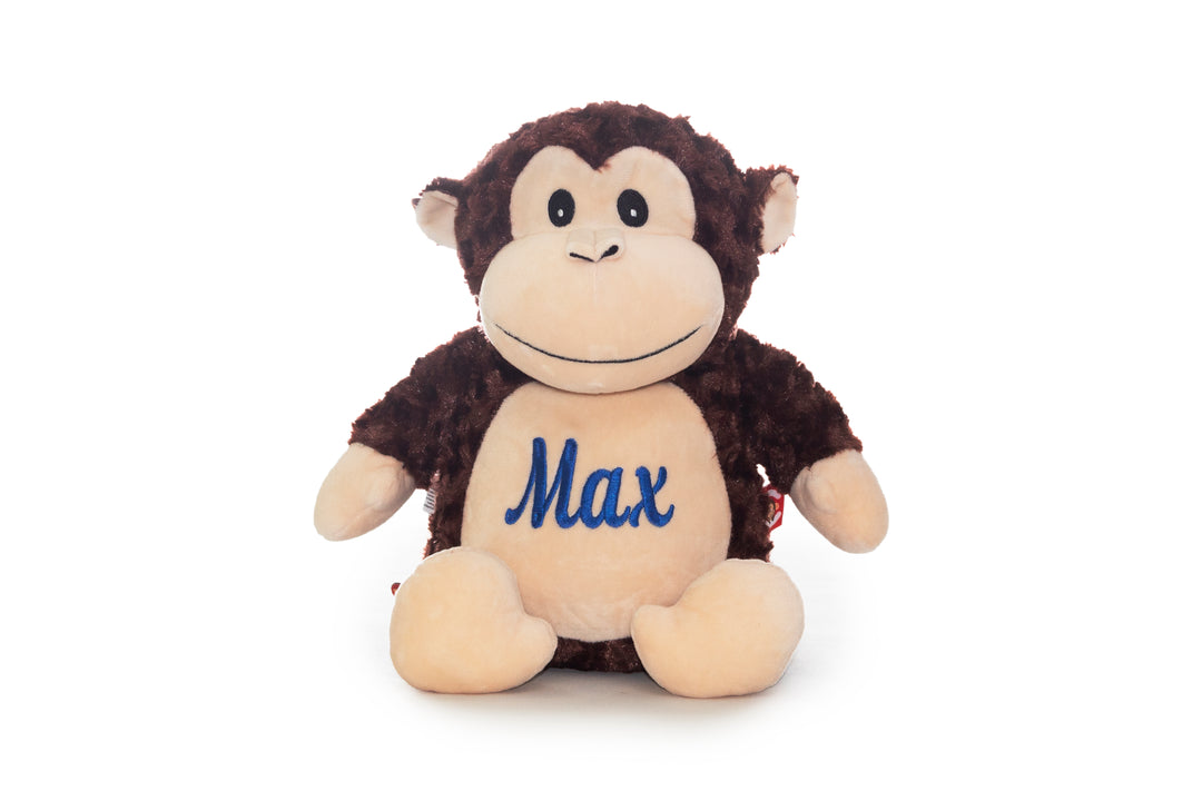 Monkey Personalized Cubbie Plush
