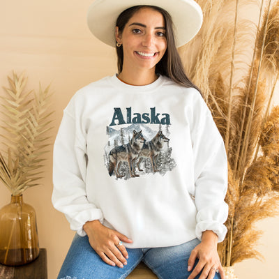 Alaska Wolves Sweatshirt or T-Shirt