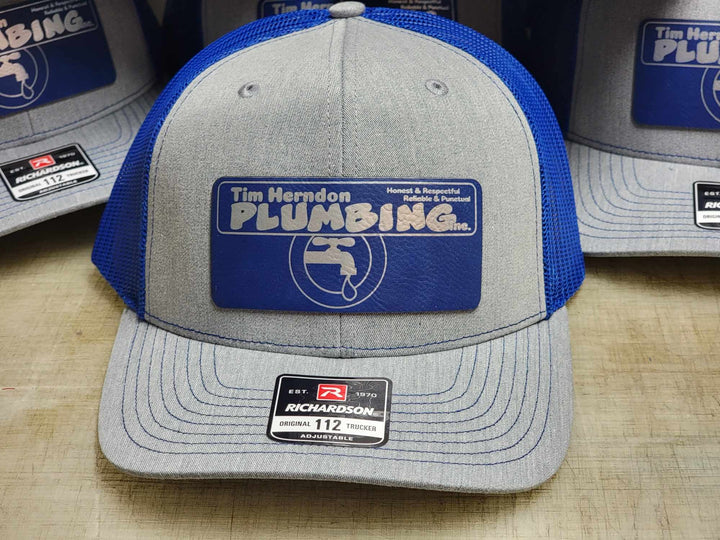 Custom Leatherette Patch Hats – UV Printed Full Color – Bulk (Your Logo)