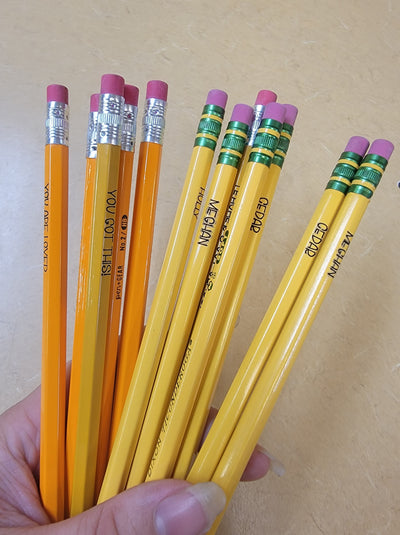 Personalized Engraved Pencils