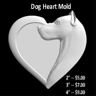 Mold of a dog&