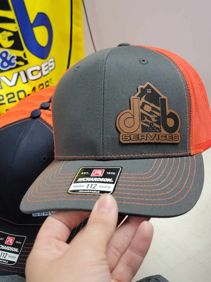 Custom Leatherette Patch Hats – Bulk (Your Logo)