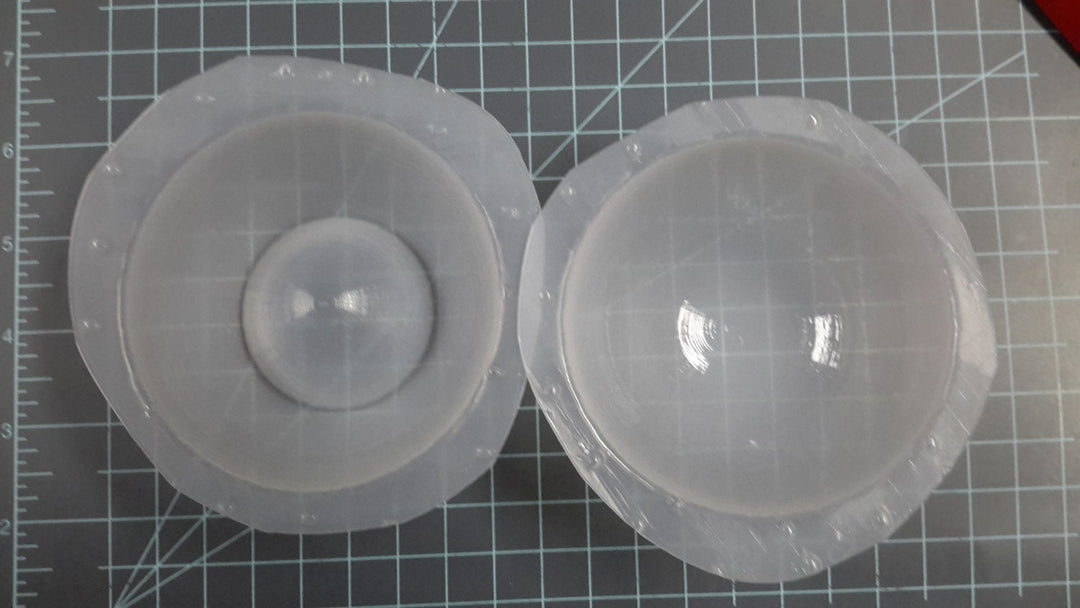 Inverted Bath Bomb Plastic Mold, soap mold, wax mold, sphere mold, bomb mold, concave bath bomb mold, con cave mold, concave, candle mold