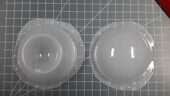 Inverted Bath Bomb Plastic Mold, soap mold, wax mold, sphere mold, bomb mold, concave bath bomb mold, con cave mold, concave, candle mold