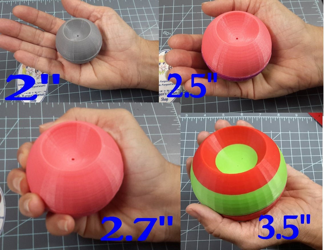 Inverted Bath Bomb Plastic Mold, soap mold, wax mold, sphere mold, bomb mold, concave bath bomb mold, con cave mold, concave, candle mold