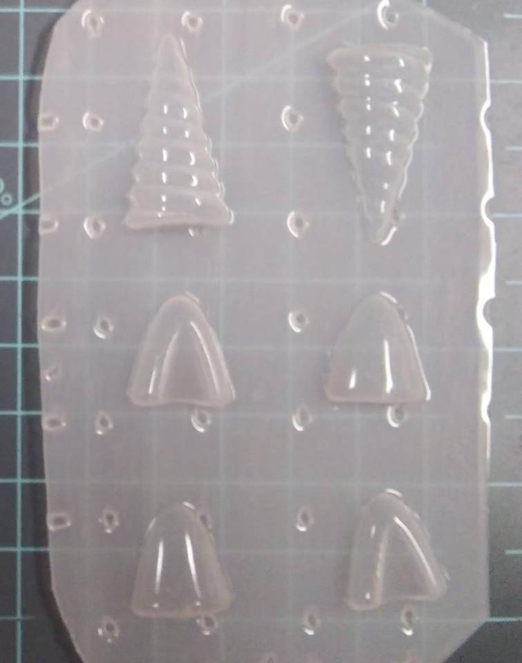 Mini Unicorn Horn &amp; Ears Plastic Mold, unicorn horn mold, bath bomb decoration mold, soap mold, unicorn ear mold, resin mold, ear mold, horn