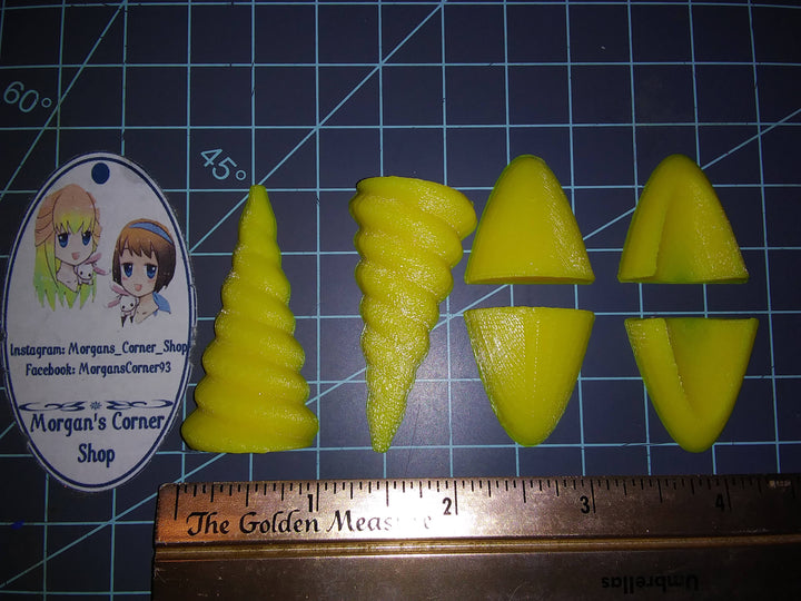 Mini Unicorn Horn &amp; Ears Plastic Mold, unicorn horn mold, bath bomb decoration mold, soap mold, unicorn ear mold, resin mold, ear mold, horn