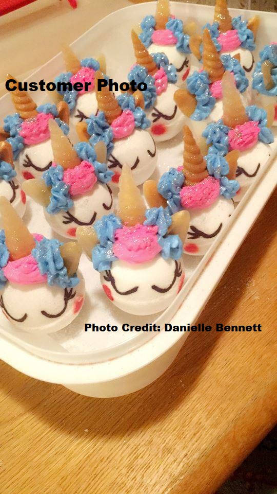 Mini Unicorn Horn &amp; Ears Plastic Mold, unicorn horn mold, bath bomb decoration mold, soap mold, unicorn ear mold, resin mold, ear mold, horn